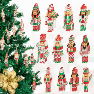 HC Honey Coco 24pcs christmas gnome hanging ornaments