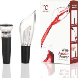 wine aerator pourer with stopper