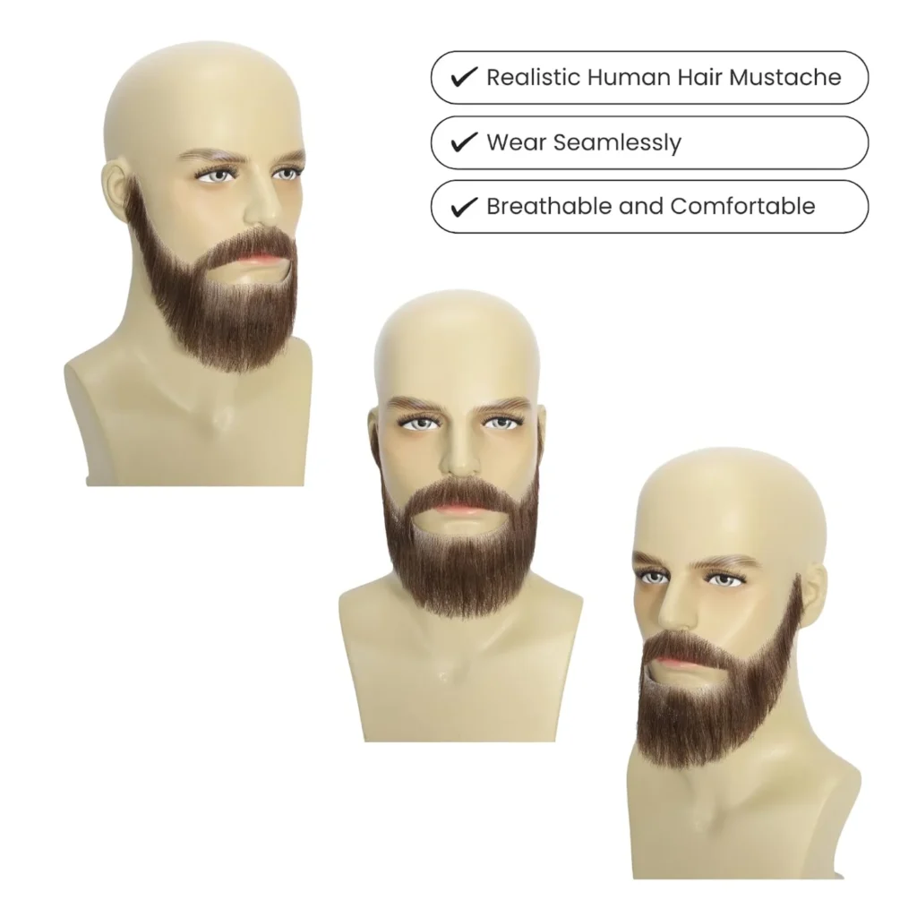 Brown Full Beard & Mustache — listing detail