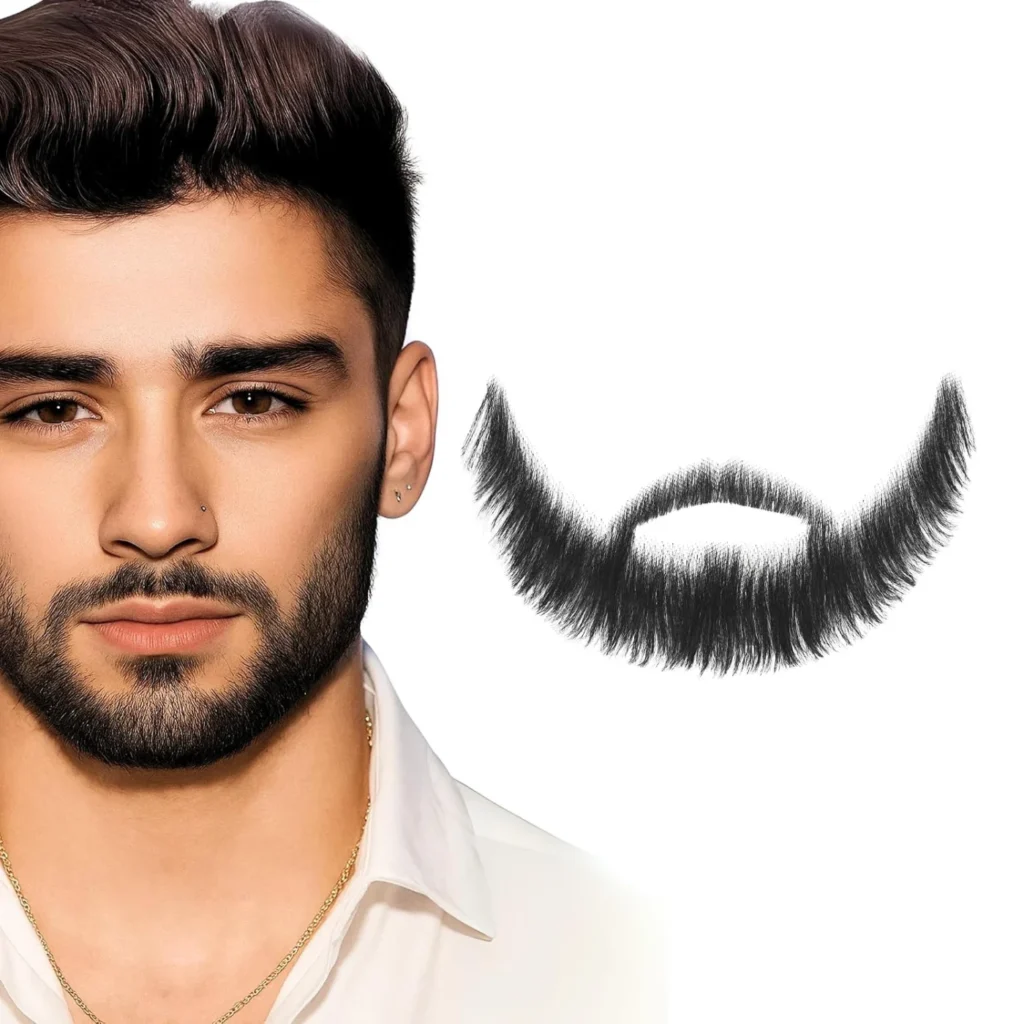 Black Full Beard & Mustache — product view