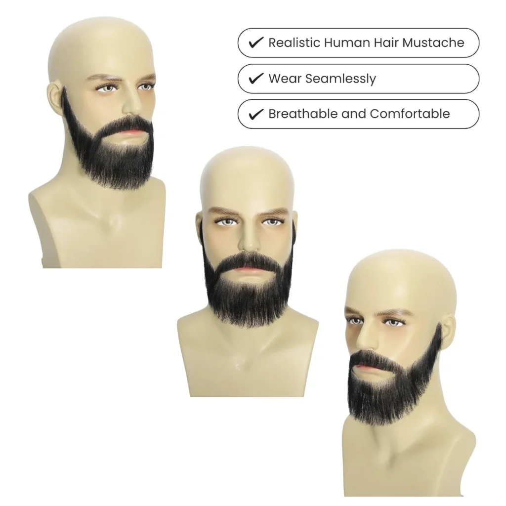 Black Full Beard & Mustache — listing detail