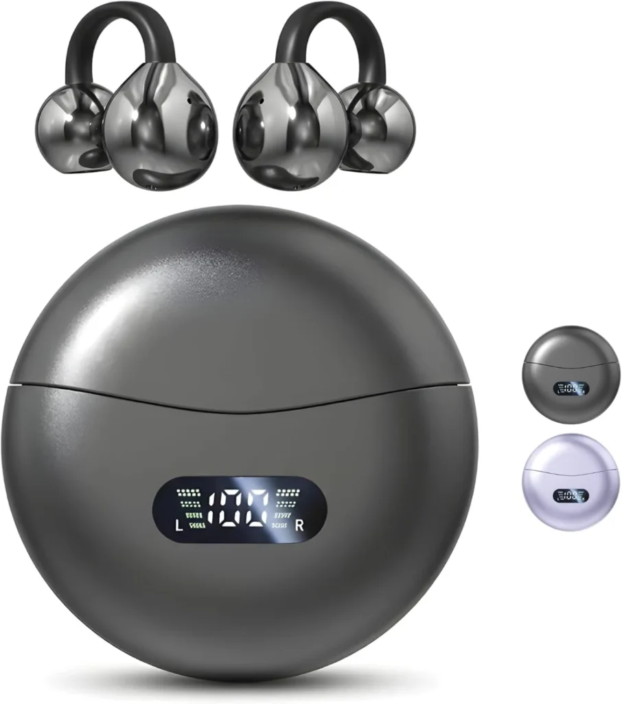M79 Clip-On Earbuds · Black — product view