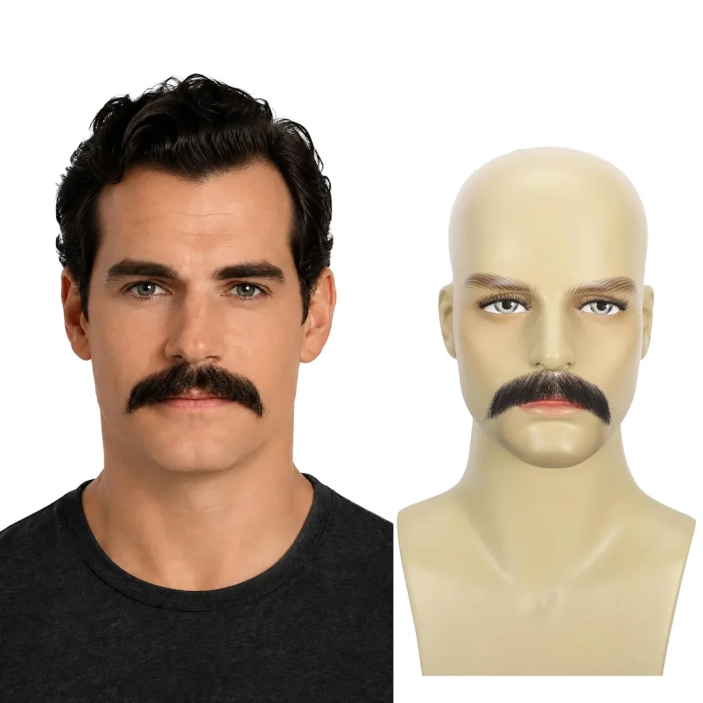 Black Chevron Mustache — product view